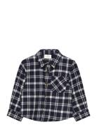Tnstriggs L_S Flannel Shirt The New Navy