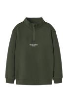 Nkmbrody Ls Nreg Sweat Zip Bru Noos Name It Green