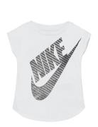Girls Jumbo Futura Tee Nike White