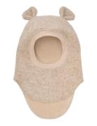 Balaclava Ears Wool Huttelihut Cream