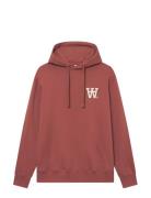 Wwcass Aa Chest Print Hoodie WOOD WOOD Red