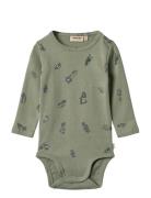 Body L/S Freddie Wheat Green