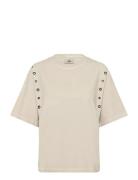 Kbbecilla Tee Karen By Simonsen Cream