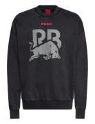 Crewneck Wash_01-Rb2 HUGO Black