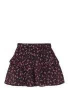Skirt Flower Dobby Creamie Black