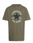 Converse Dissected Chuck Patch Short Sleeve Tee Converse Khaki