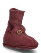 Wool Footies Mikk-line Burgundy