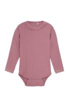 Body Ls Pointelle En Fant Pink