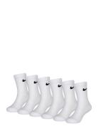6W-6Pk Crew Sock Nike White