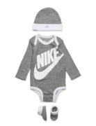 C1-Bodysuit+Hat+Bootie Nike Grey