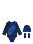C1-Bodysuit+Hat+Bootie Nike Navy