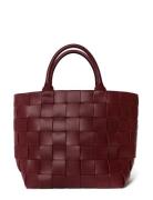Braided Strap Shopper Ceannis Burgundy