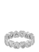 Lovely Crystal Ring SNÖ Of Sweden Silver