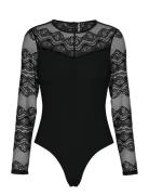 Pcsinna Ls Bodystocking Noos Pieces Black