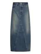 Iconic Long Skirt W/Slit Long Levi's® Blue
