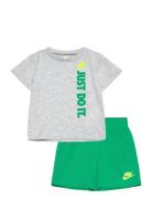 Ks-Knit Short Set Nike Green