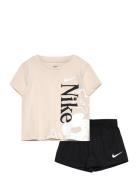 Ks-Knit Short Set Nike Patterned