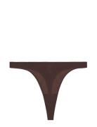 Mesh Thong Understatement Underwear Brown