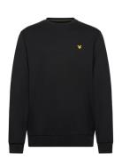 Crew Neck Fly Fleece Lyle & Scott Sport Black