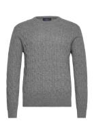 Lw Cable Crew Hackett London Grey