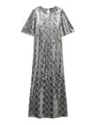 Vmmilka 2/4 7/8 Dress Wvn Vero Moda Silver