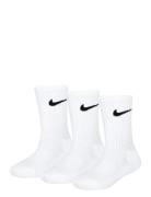 3W-3Pk Crew Sock Nike White