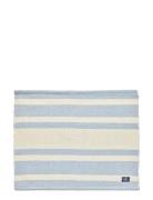 Botanical Checked Org Cotton Kitchen Towel Lexington Home Blue