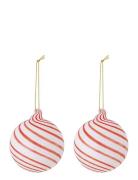 Zwirl Ornament Bloomingville Red