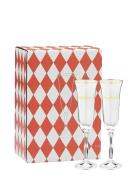 Dry January Champagne Flute Set Of 2 Anna + Nina