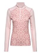 W Lifa Merino Midw Gra 1/2 Zip Helly Hansen Pink