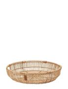 Round Rattan Tray Lexington Home Beige