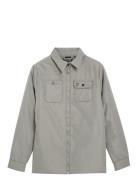 Padded Woven Overshirt Lyle & Scott Grey