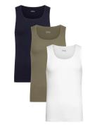 Tanktop3P Ribclassic BOSS Navy