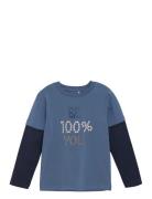 T-Shirt Ls Minymo Blue