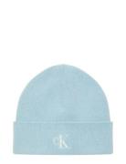 Ck Fine Rib Beanie Calvin Klein Blue