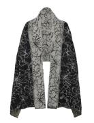 Scarf Flowery Desigual Black