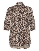 Kcsonna Shirt Kaffe Curve Brown