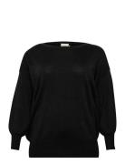 Kcregitta Knit Pullover Kaffe Curve Black
