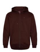 Tjm Reg S Flag Zip Thru Tommy Jeans Brown