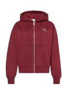 Monologo French Terry Fz Bf Hood Calvin Klein Jeans Burgundy