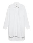 Cotton Over D Mini Shirtdress Calvin Klein Jeans White