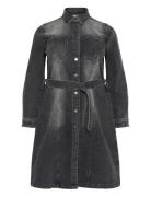 Kcally Denim Dress Kaffe Curve Black