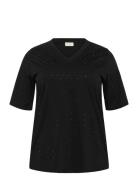Kcphoelina T-Shirt Kaffe Curve Black