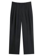 Timeless Wool Strt Pleat Pant Tommy Hilfiger Navy