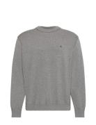 Ls Ez Cotton Crewnk Sweater 12Gg Calvin Klein Jeans Grey