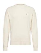 Ls Vertical Texture Cttn Crewnk Calvin Klein Jeans Cream