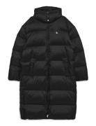 Ls Long Length Hooded Nylon Puff Calvin Klein Jeans Black