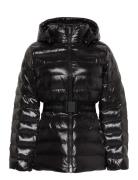 Belted Lightweight Puffer Calvin Klein Black