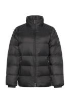 Mid Down Jacket With Fur Calvin Klein Black