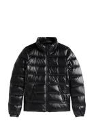 Tjw Slim Zip Print Down Jacket Tommy Jeans Black